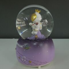 Müzisyen Astronot Müzikli Kar Küresi
