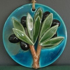 Zeytin Ağacı Seramik Duvar Panosu